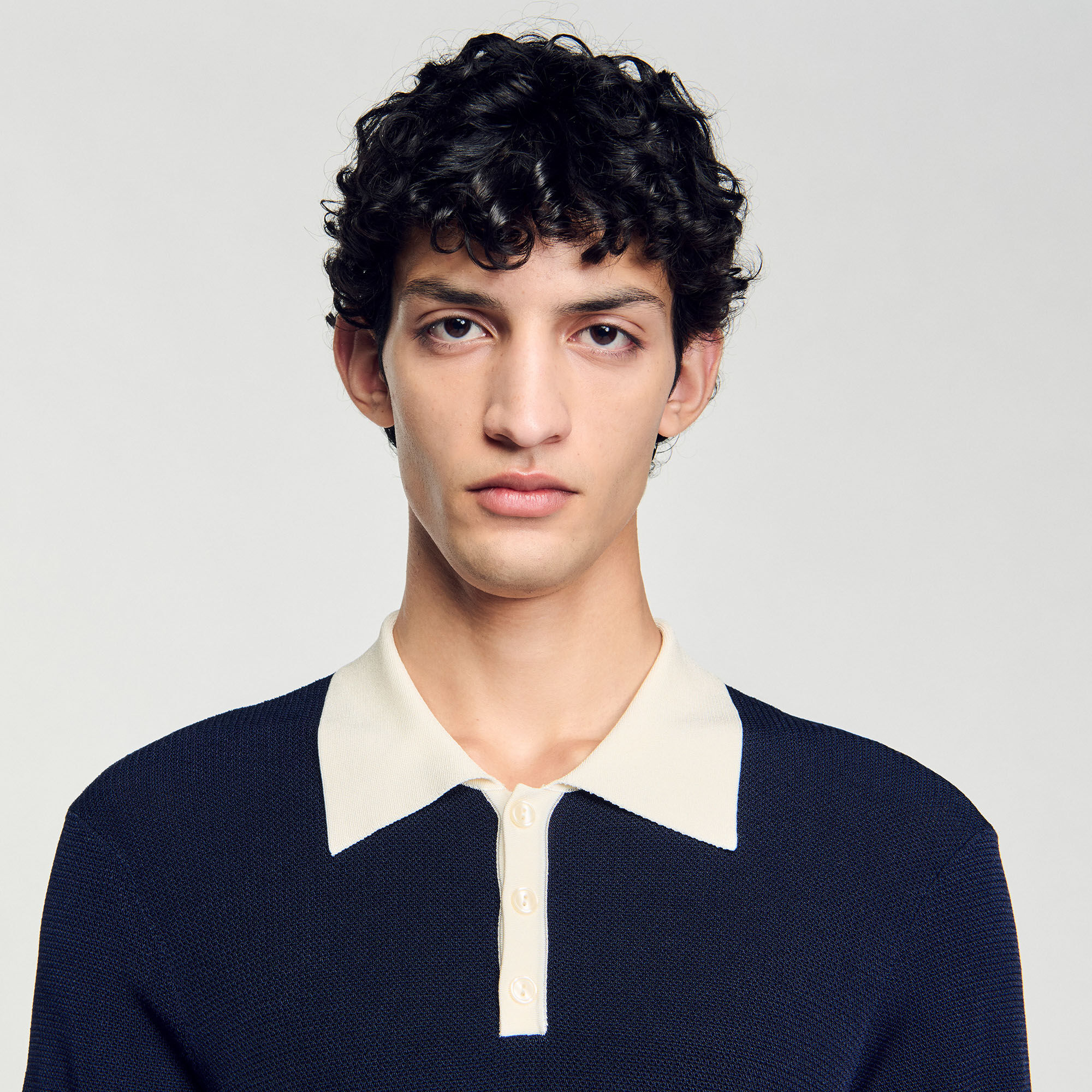 Tweekleurig poloshirt