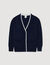 Cardigan vest lang tweekleurig