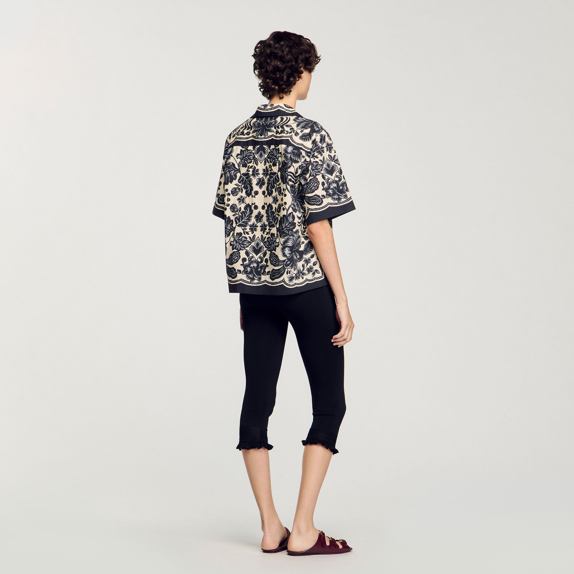 Overhemdblouse bloemenprint