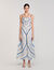 Lange jurk met Spirales-print