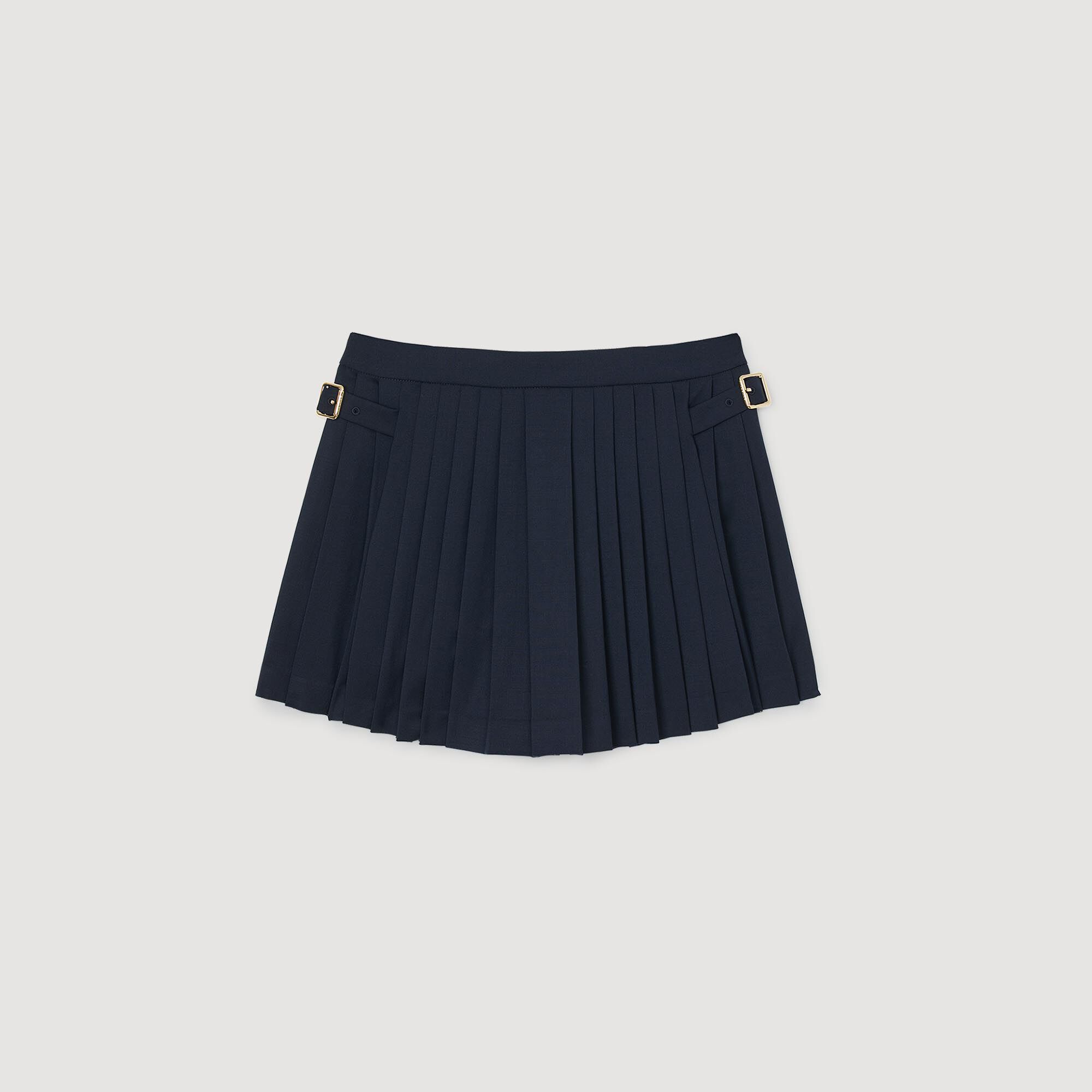 Skort met plooien
