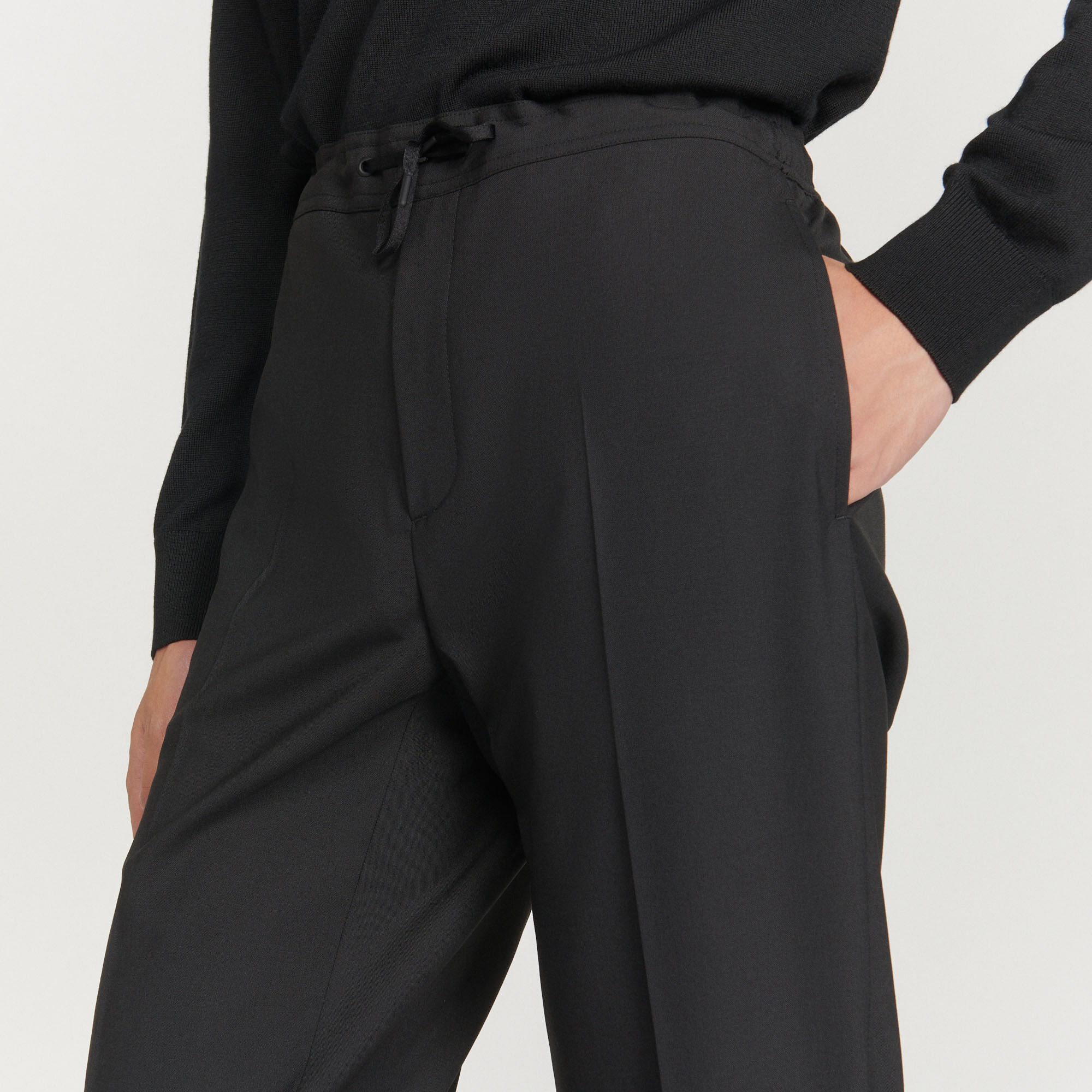 Trousers with elasticated waist