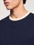 T-shirt tweekleurig met patch