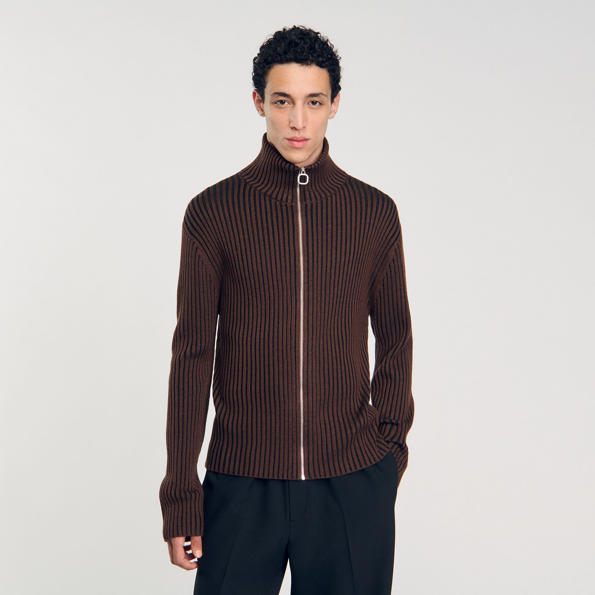Cardigan geribd vest