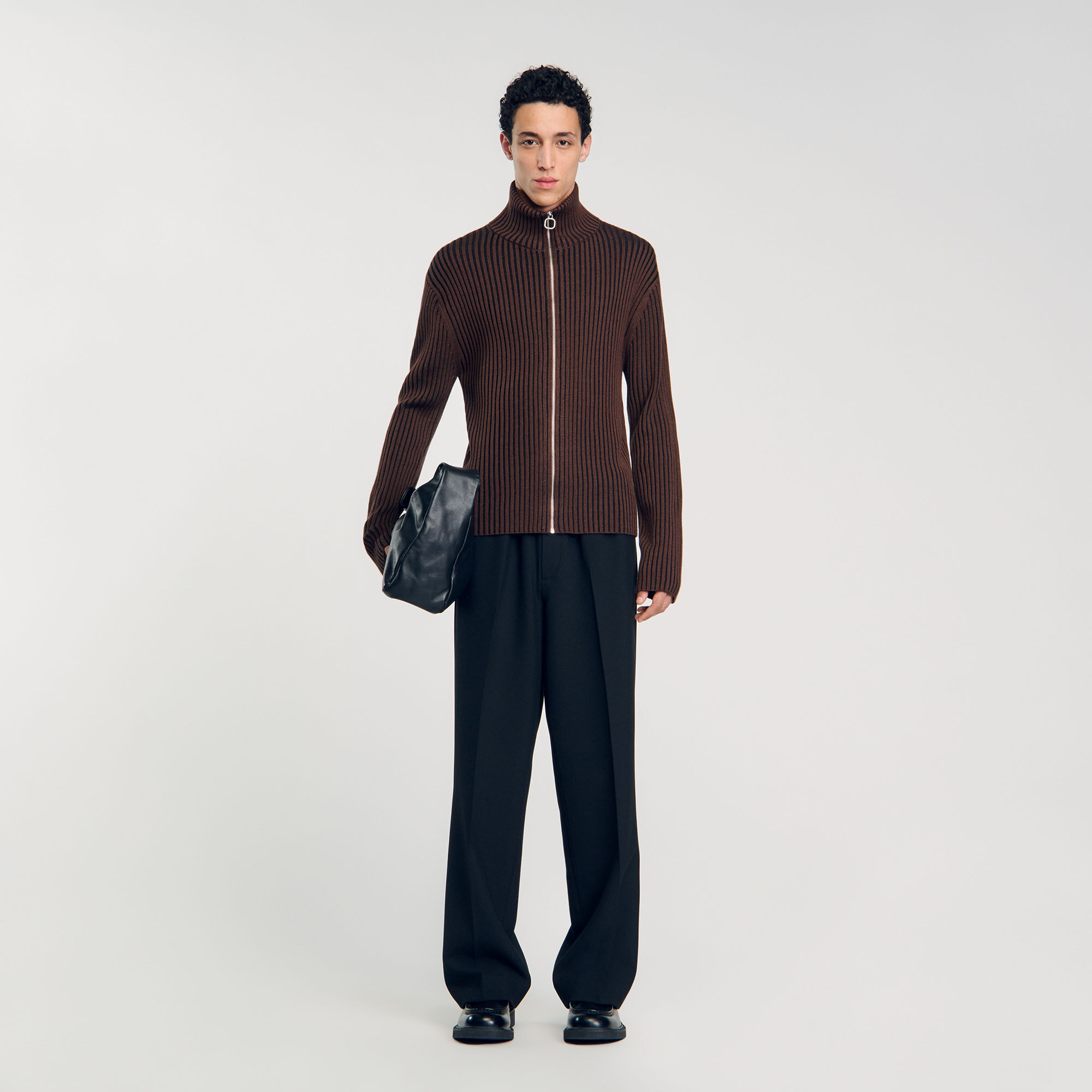 Cardigan geribd vest