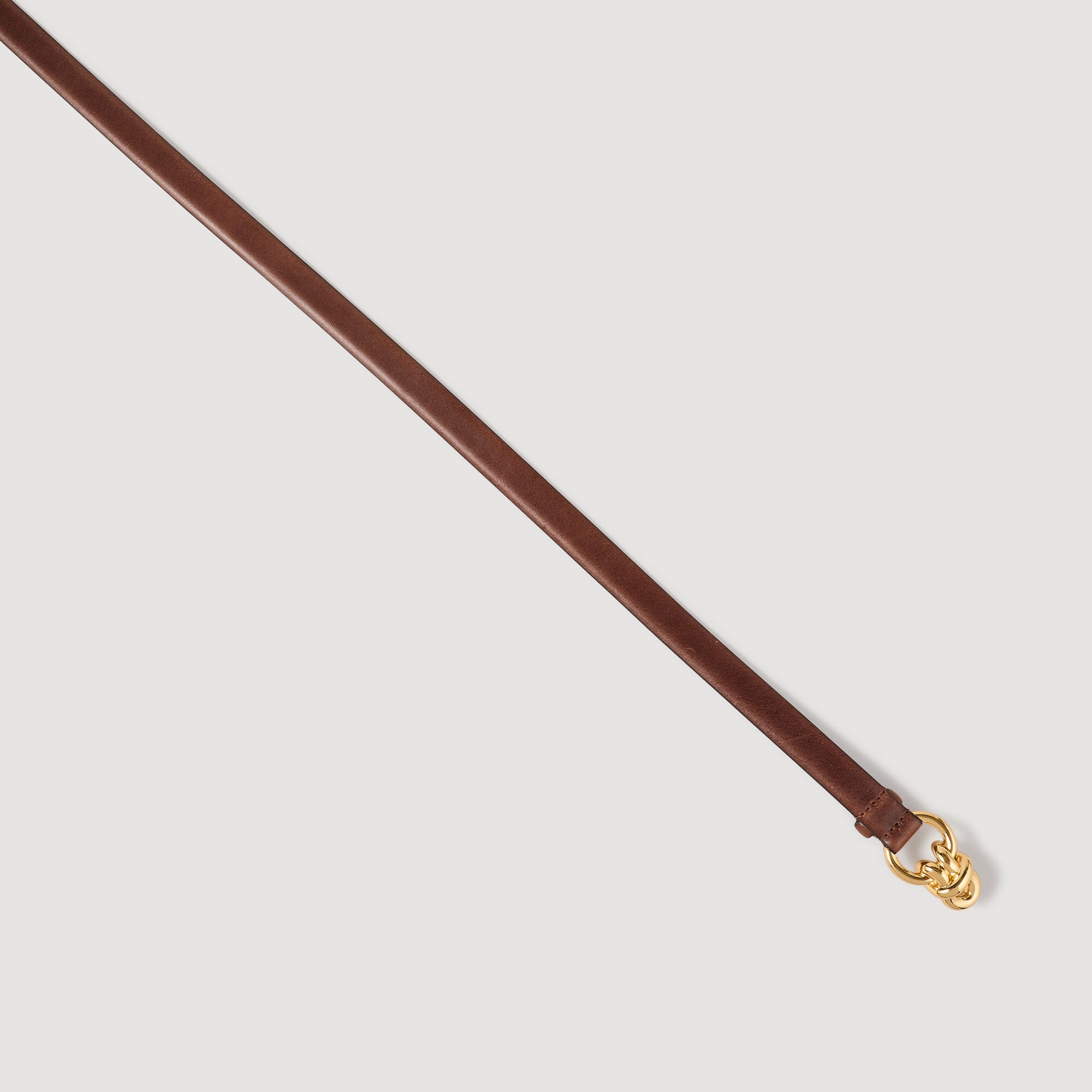 Leren riem smal