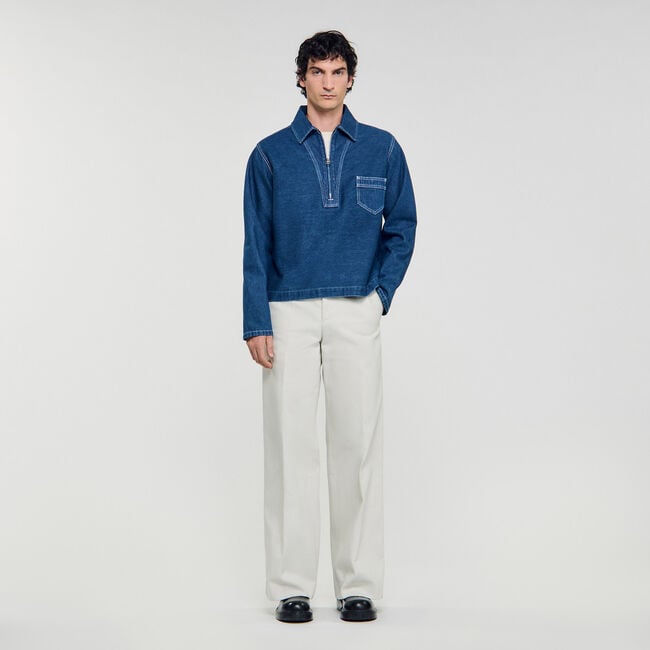 Tuniek van denim
