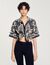 Overhemdblouse bloemenprint