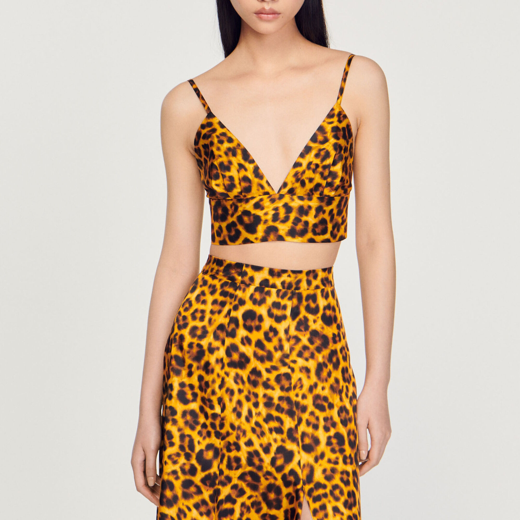 Rok met luipaardprint