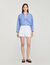 Oversized blouse met strik