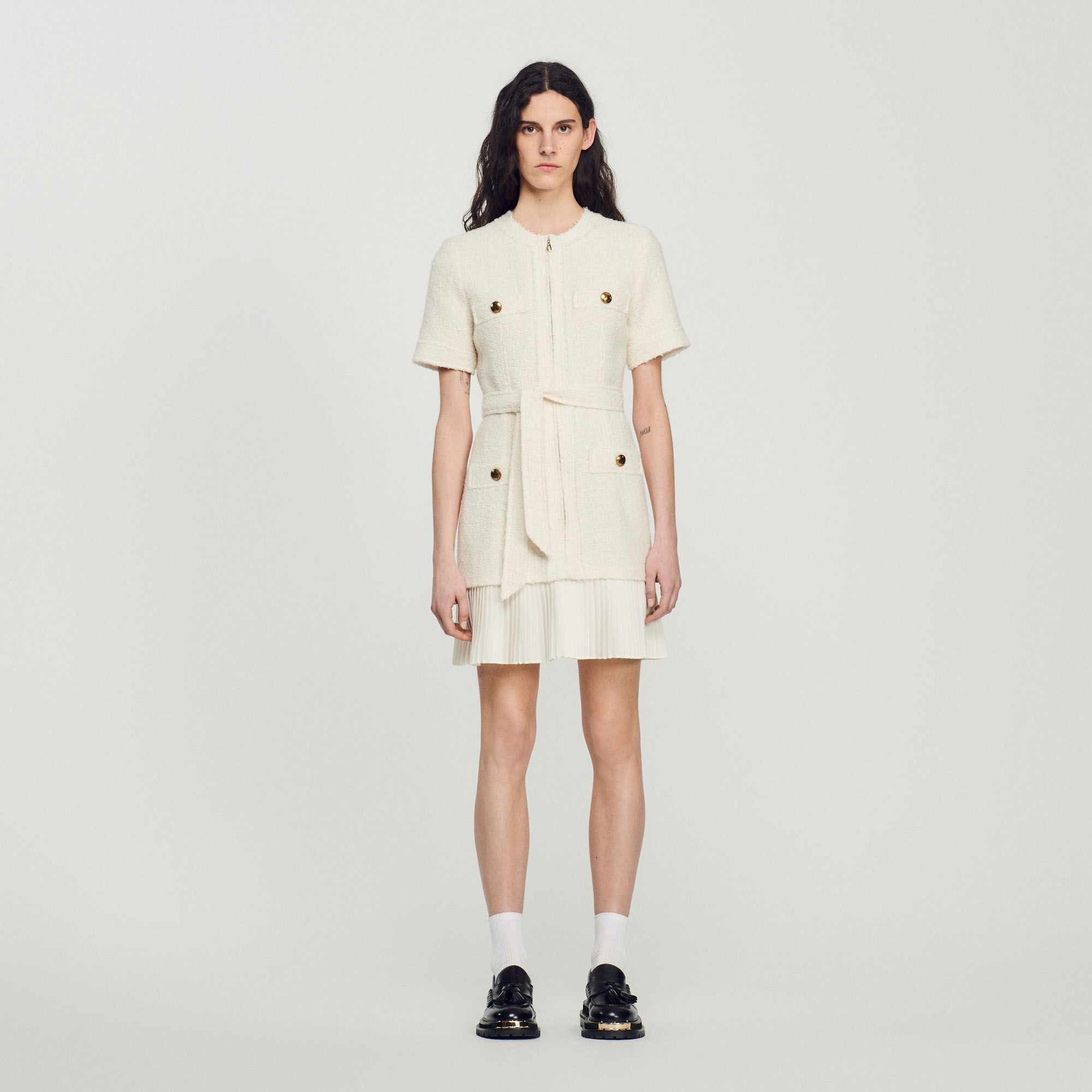 Sandro jurk wit on sale