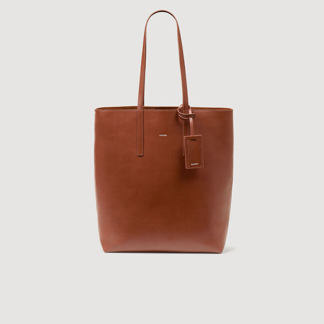 Shopper van leer