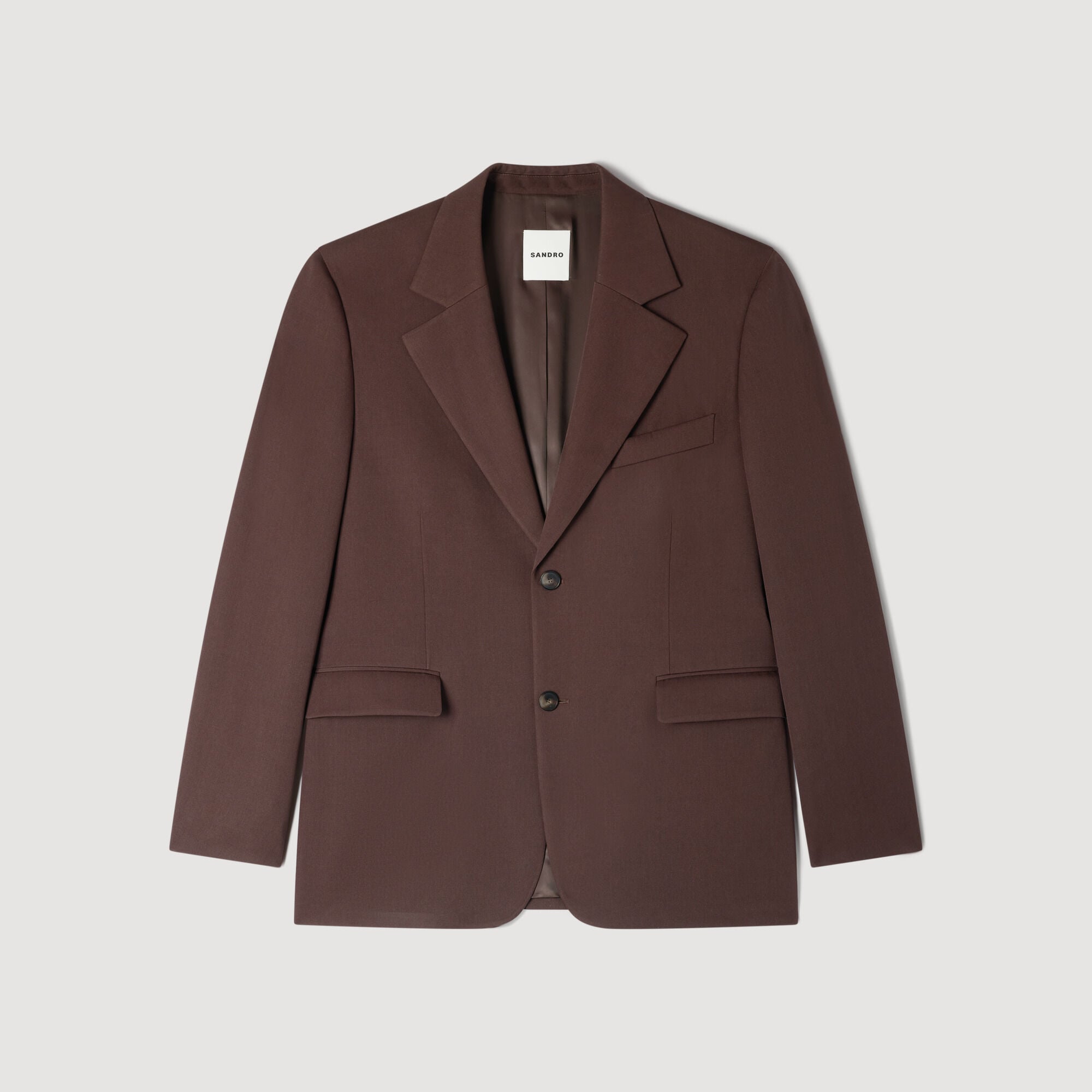 Oversized wollen colbert