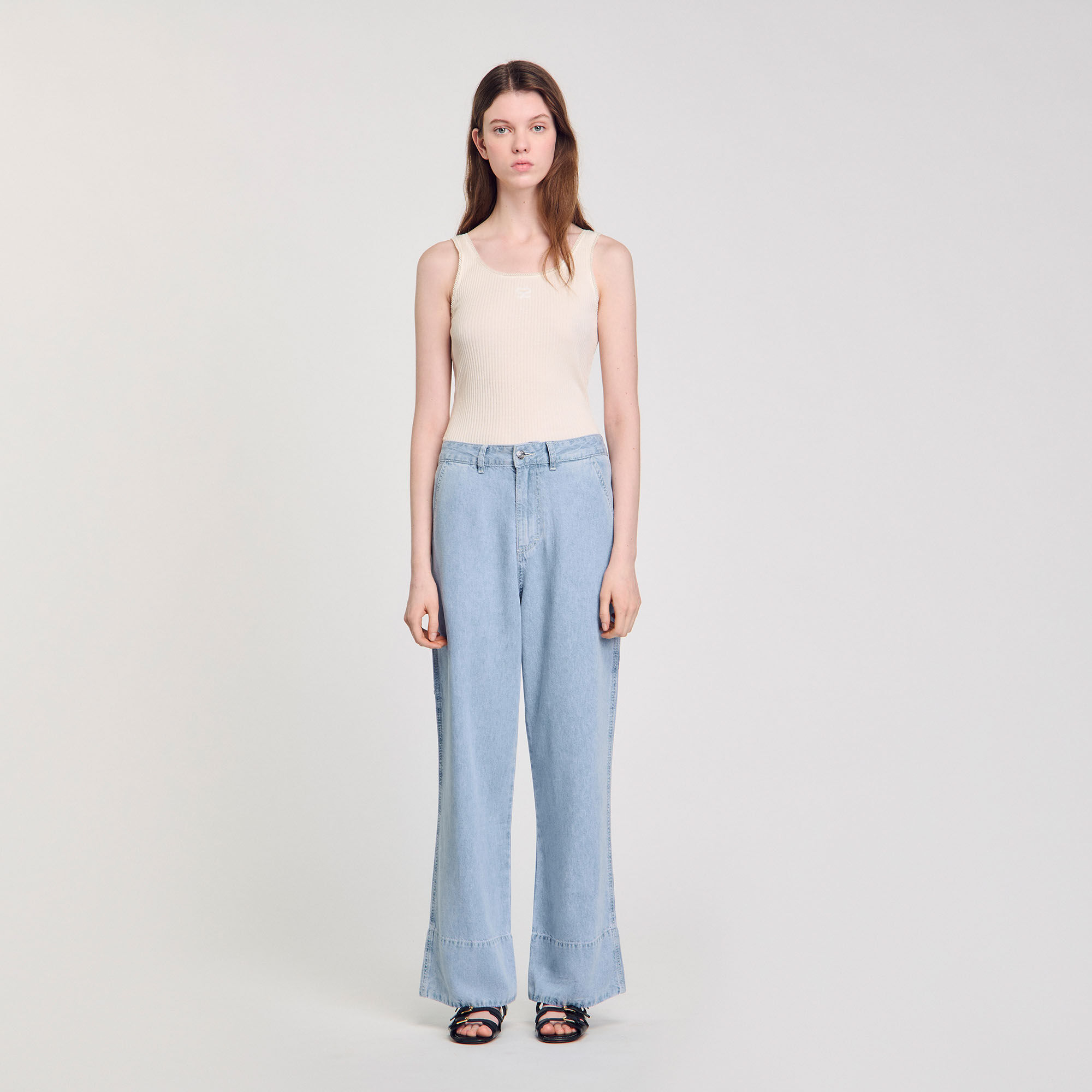 Jeans wijdvallend