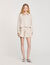 Overhemdblouse gestreept met stras