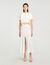Lange rok tricot pointelle