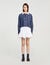 Overhemdblouse geruit met stras