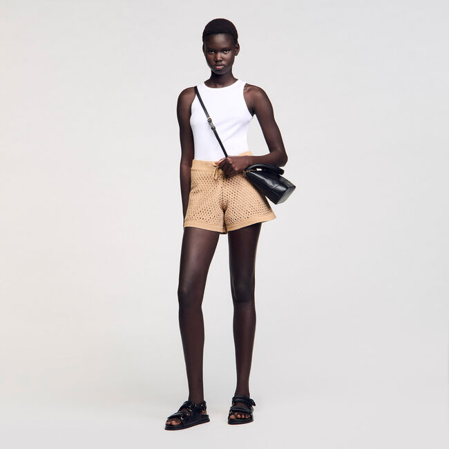 Short met stras