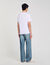 T-shirt katoen met print golven