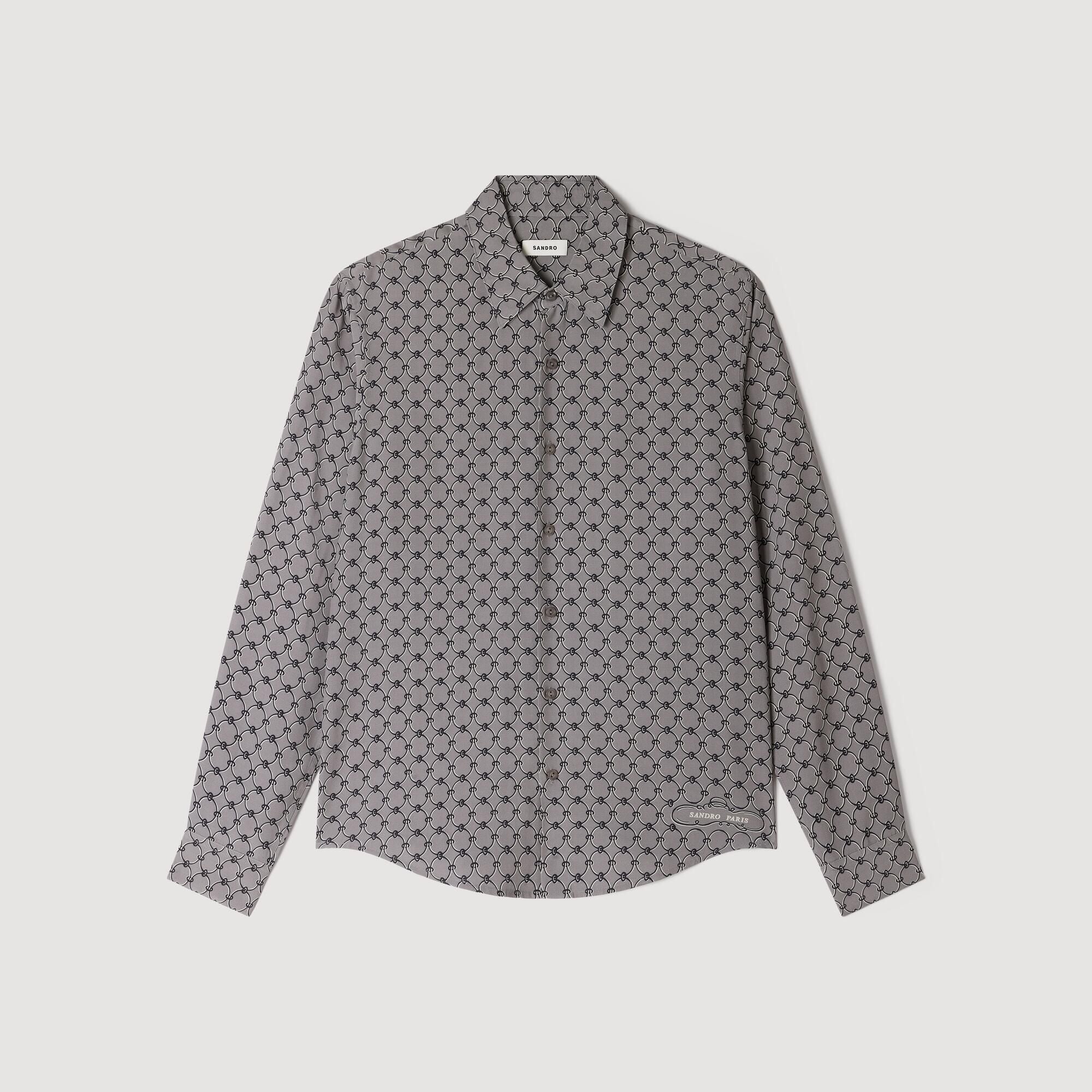 Overhemd met kettingprint - Man | Sandro