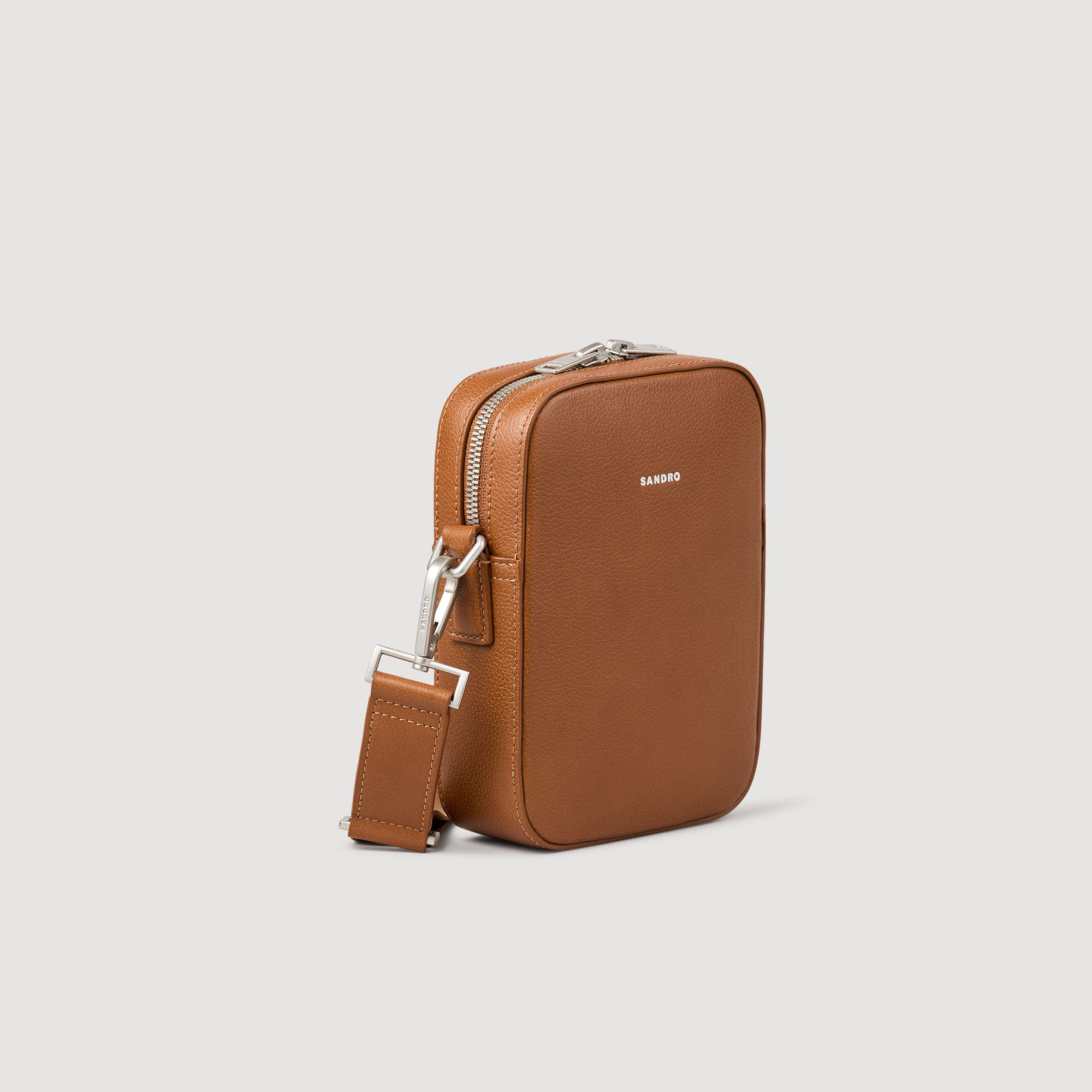 Kleine tas generfd leer