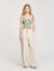 Top gesmokt met bloemenprint
