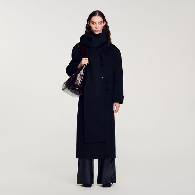 Oversized wollen jas