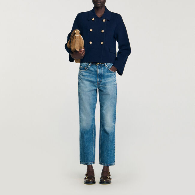 Cardigan vest dubbele knopen - Vrouw | Sandro