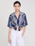 Overhemdblouse bandana print