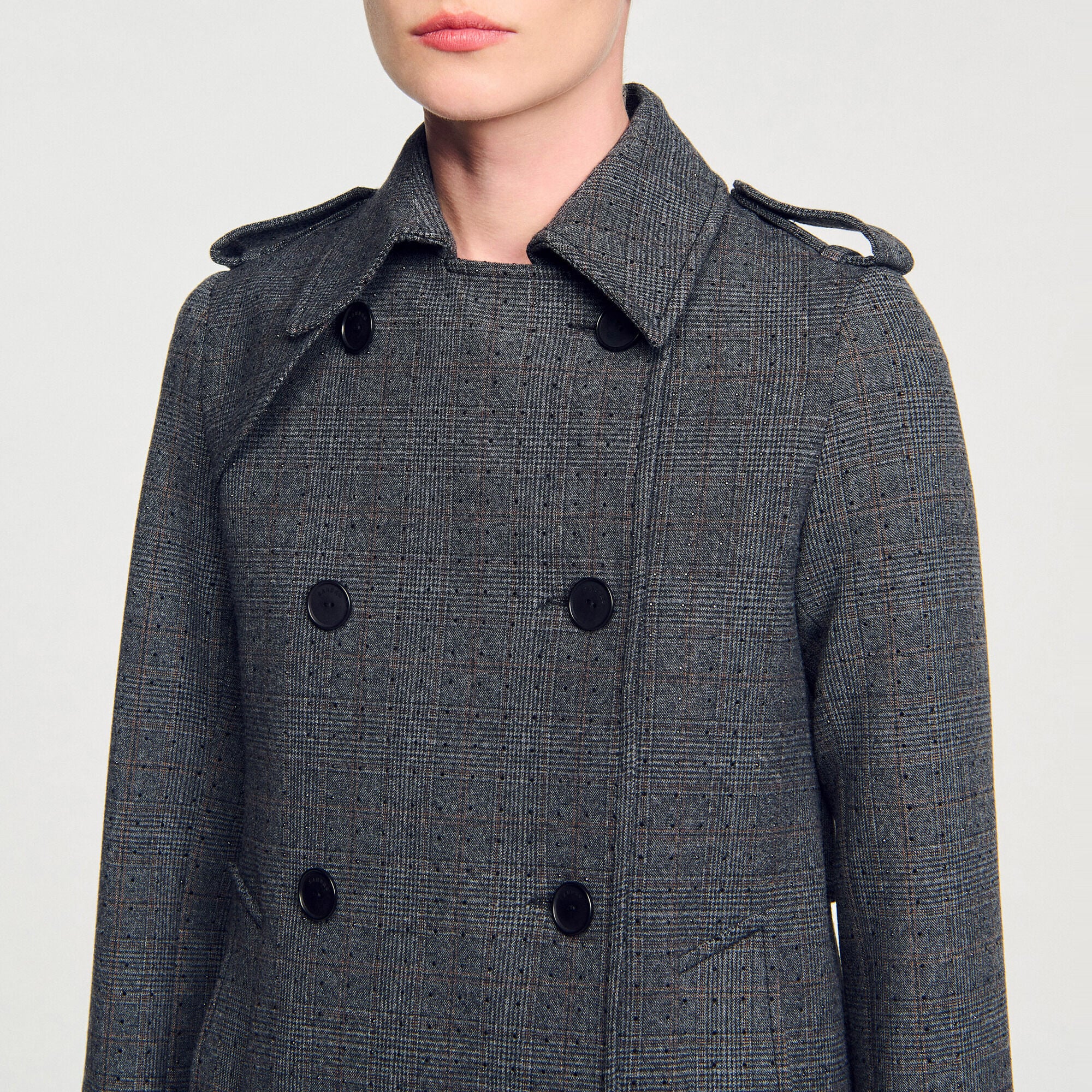 Trench met stras - Vrouw | Sandro