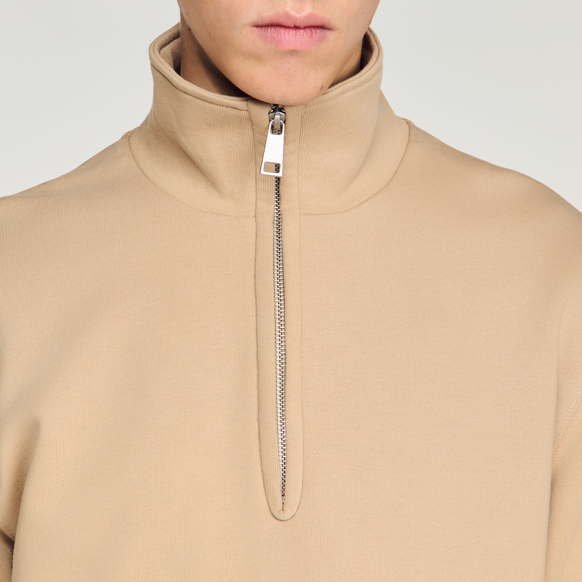 Sweatshirt van katoen