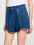 Short denim met stras