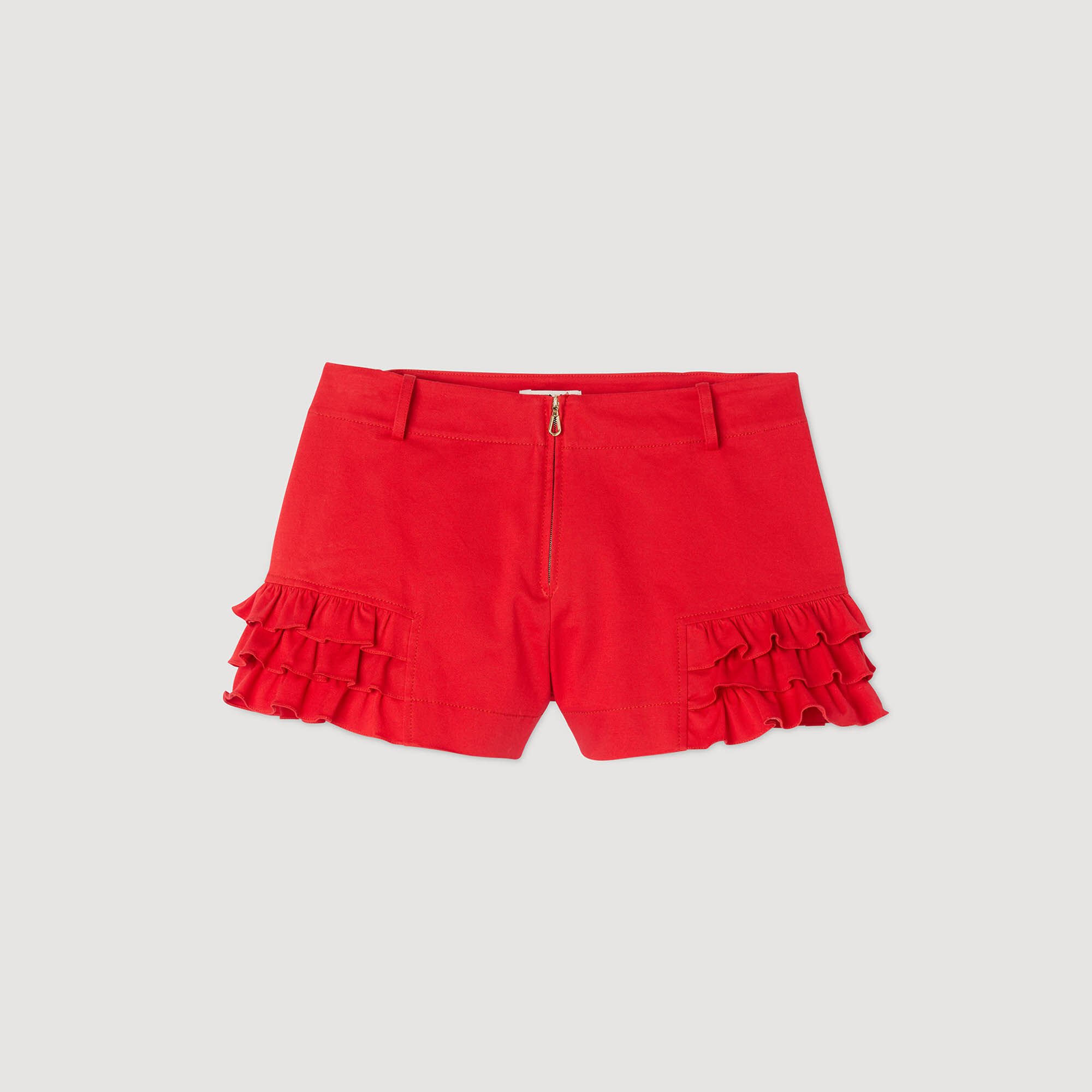 Short met volants