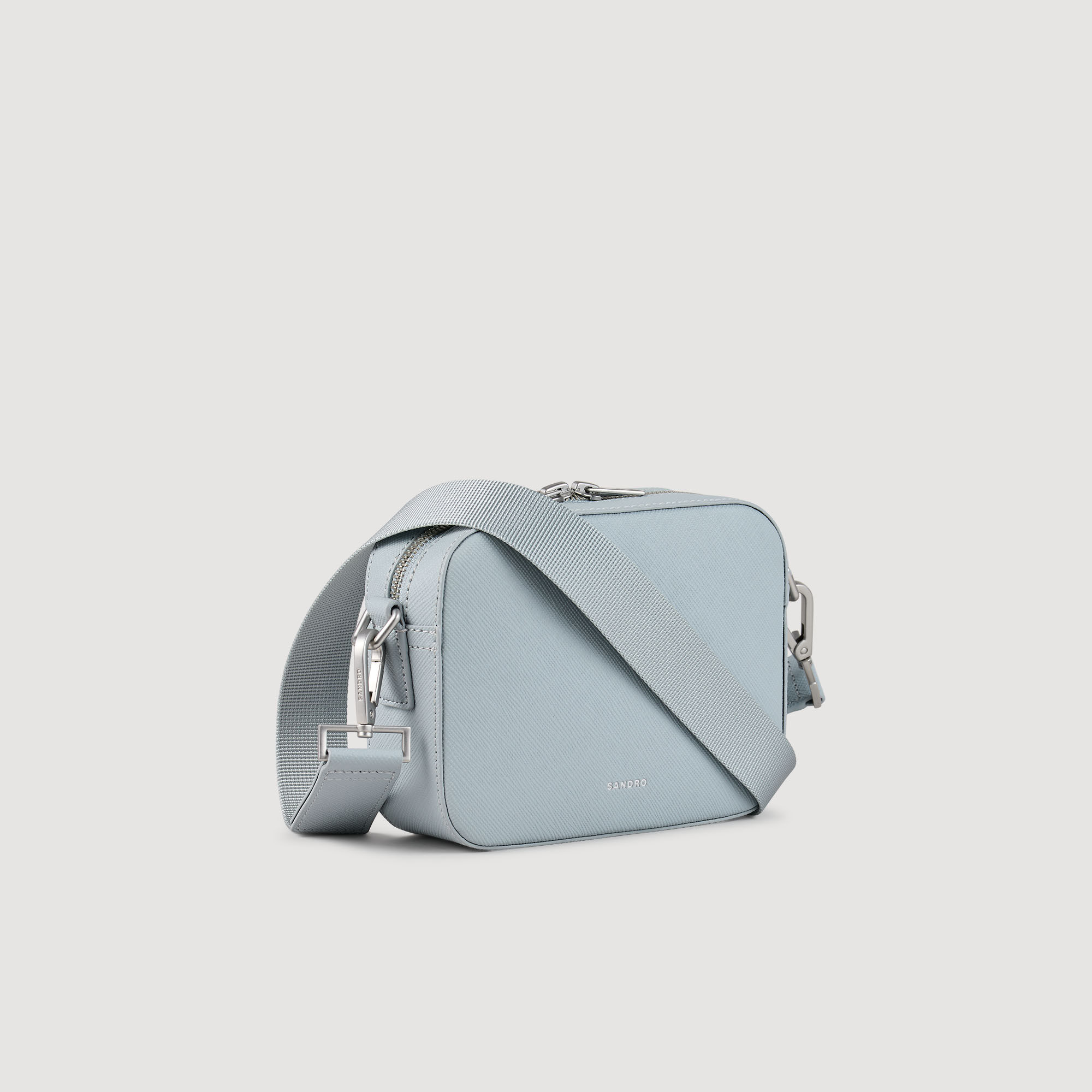 Kleine tas van gereconstrueerd leer