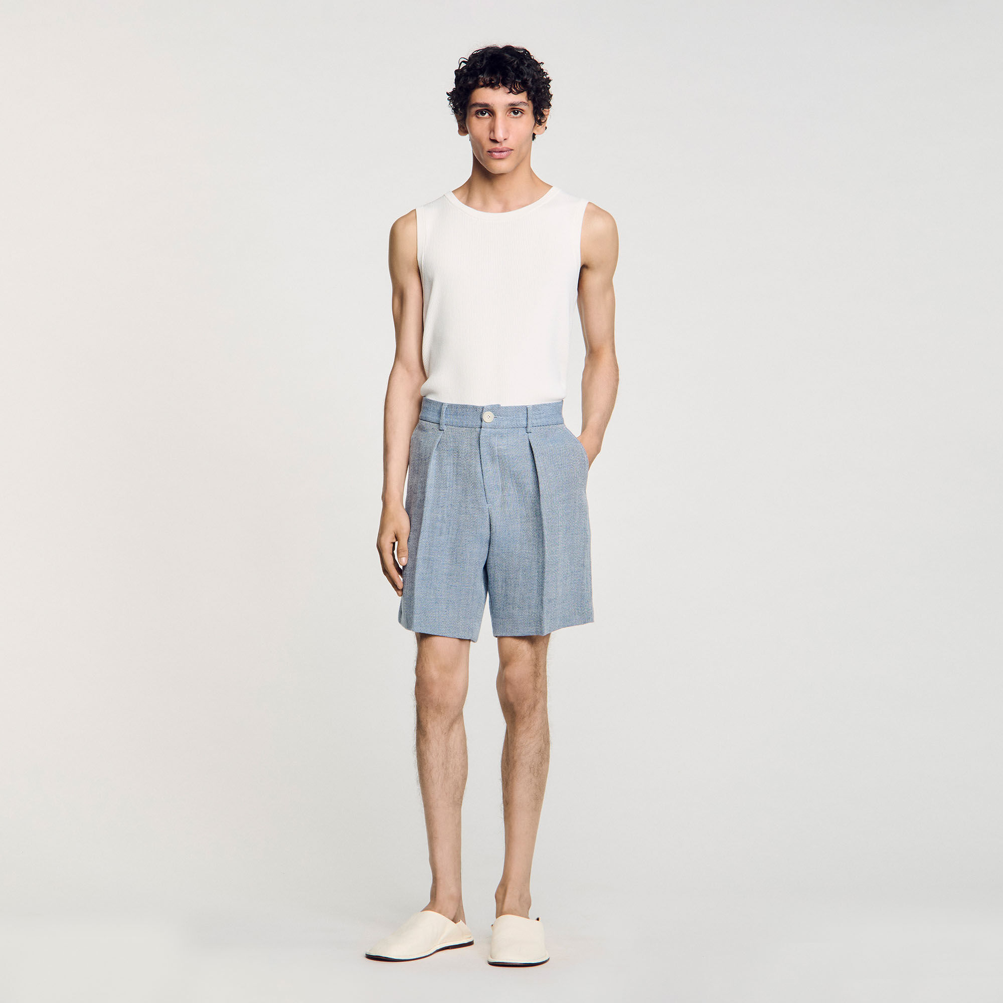Short geplooid