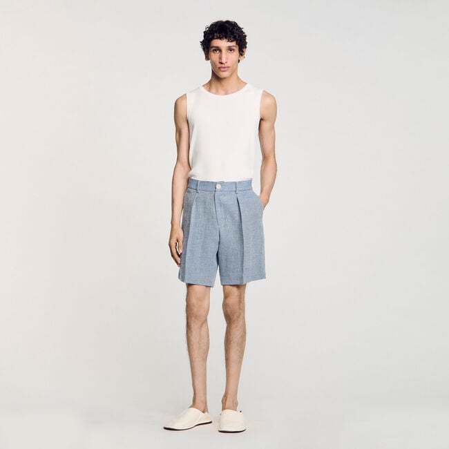 Short geplooid