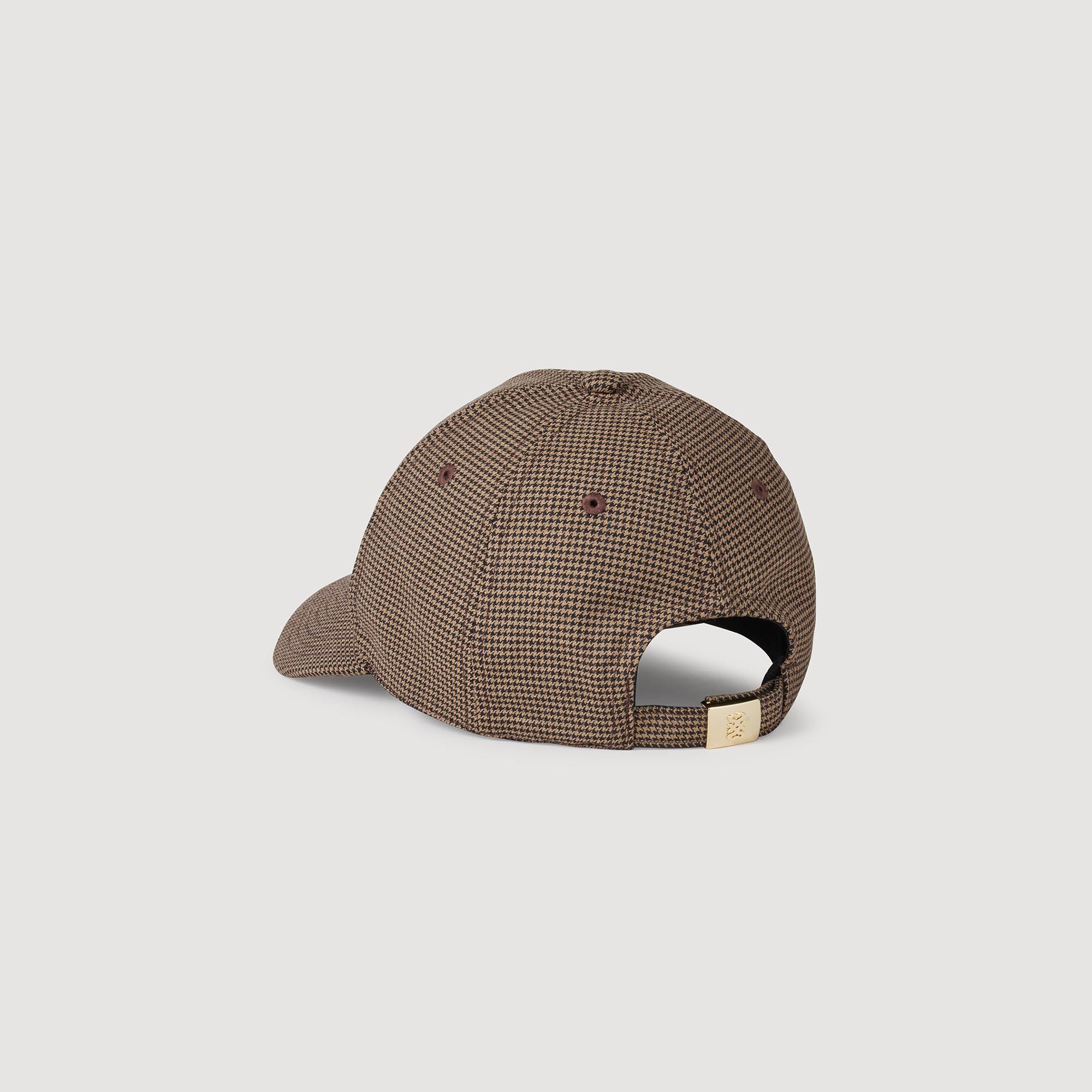 Pet met pied-de-poule print