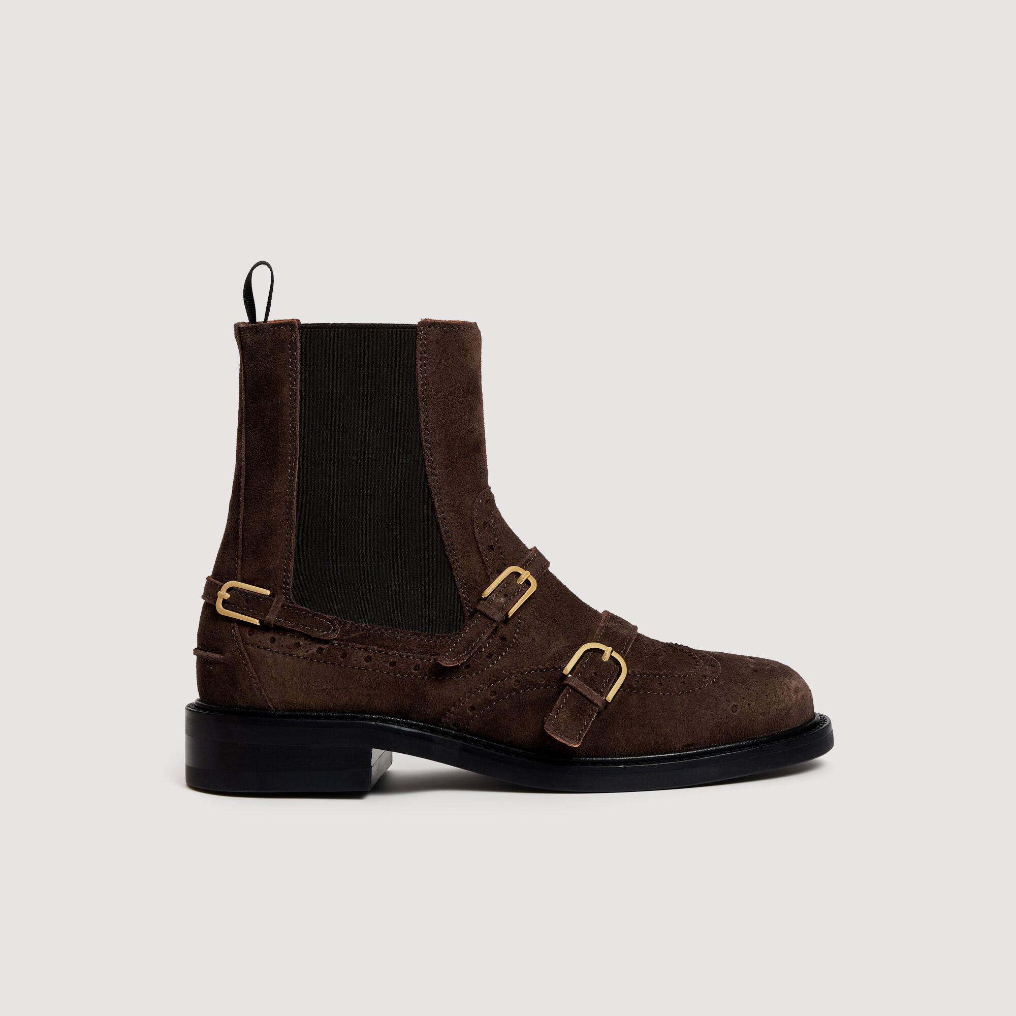 Chelsea boots met gespen - Vrouw | Sandro