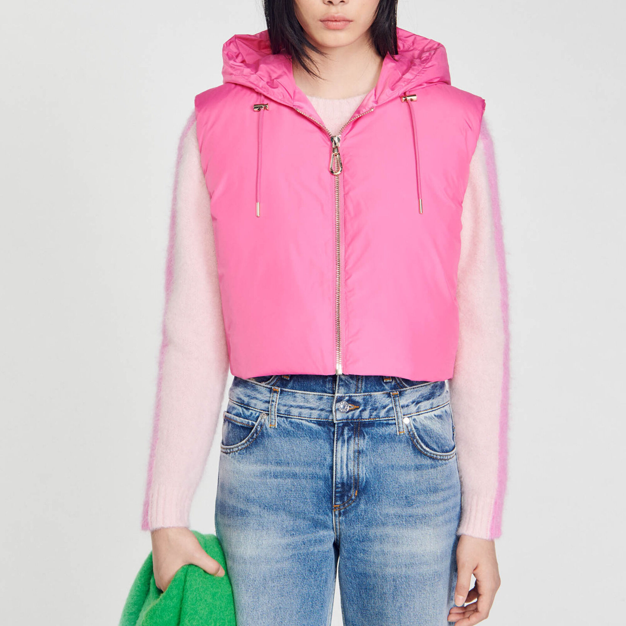 Donsjack zonder mouwen