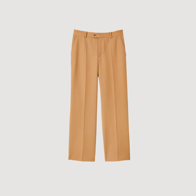 Pantalon van gemengde wol