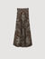 Lange plissé rok bandana print.