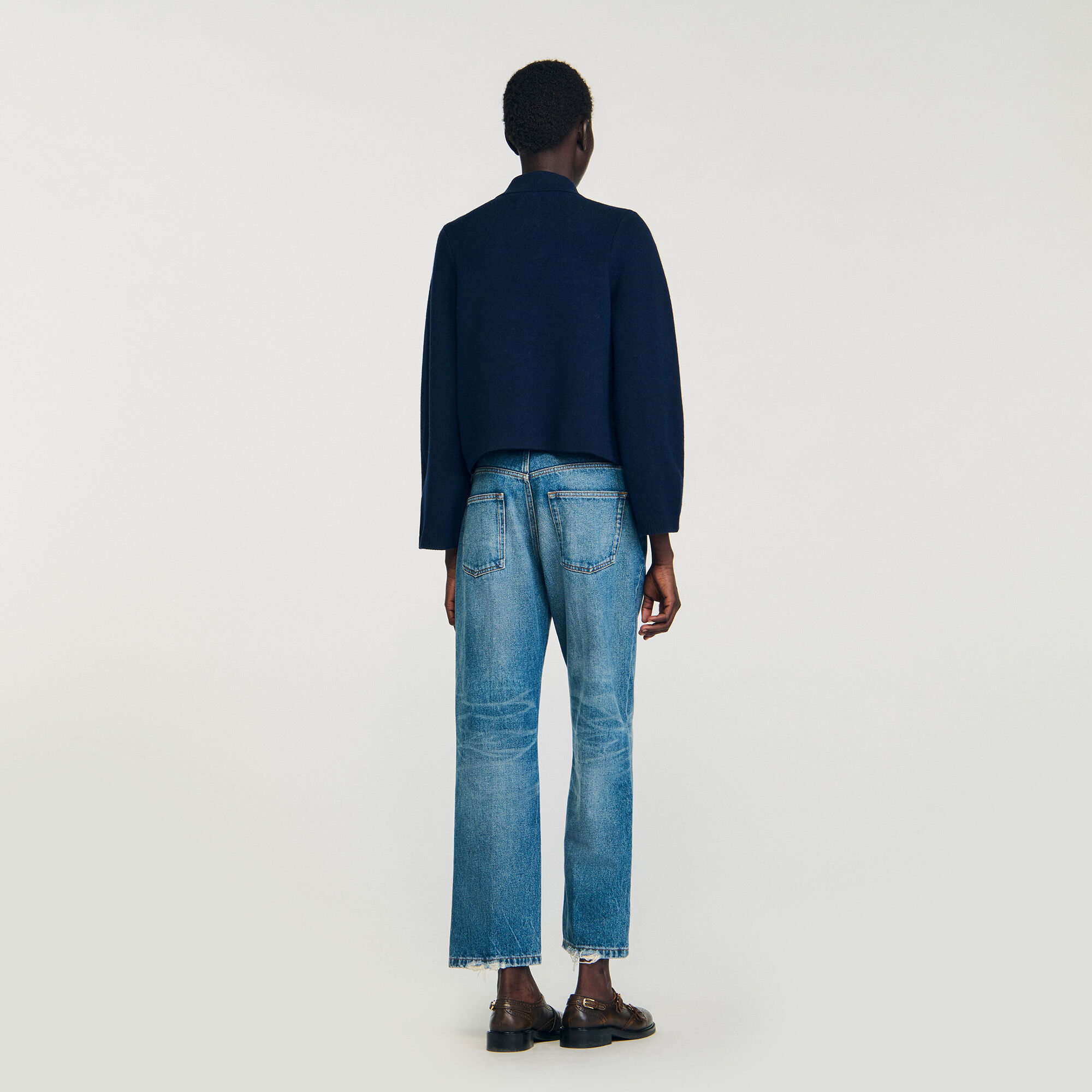 Cardigan vest dubbele knopen