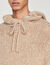 Oversized tricot hoodie