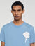 T-shirt met bloem patch