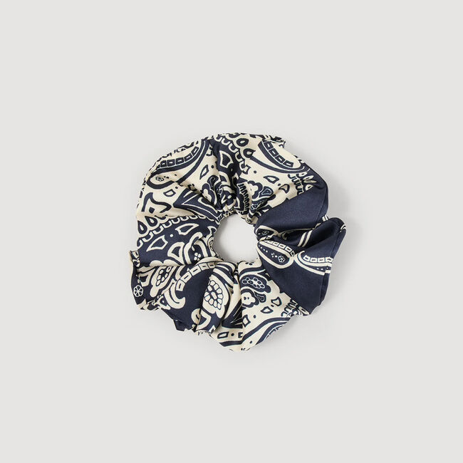 Scrunchie met bandana print