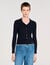 Cardigan vest kort polokraag