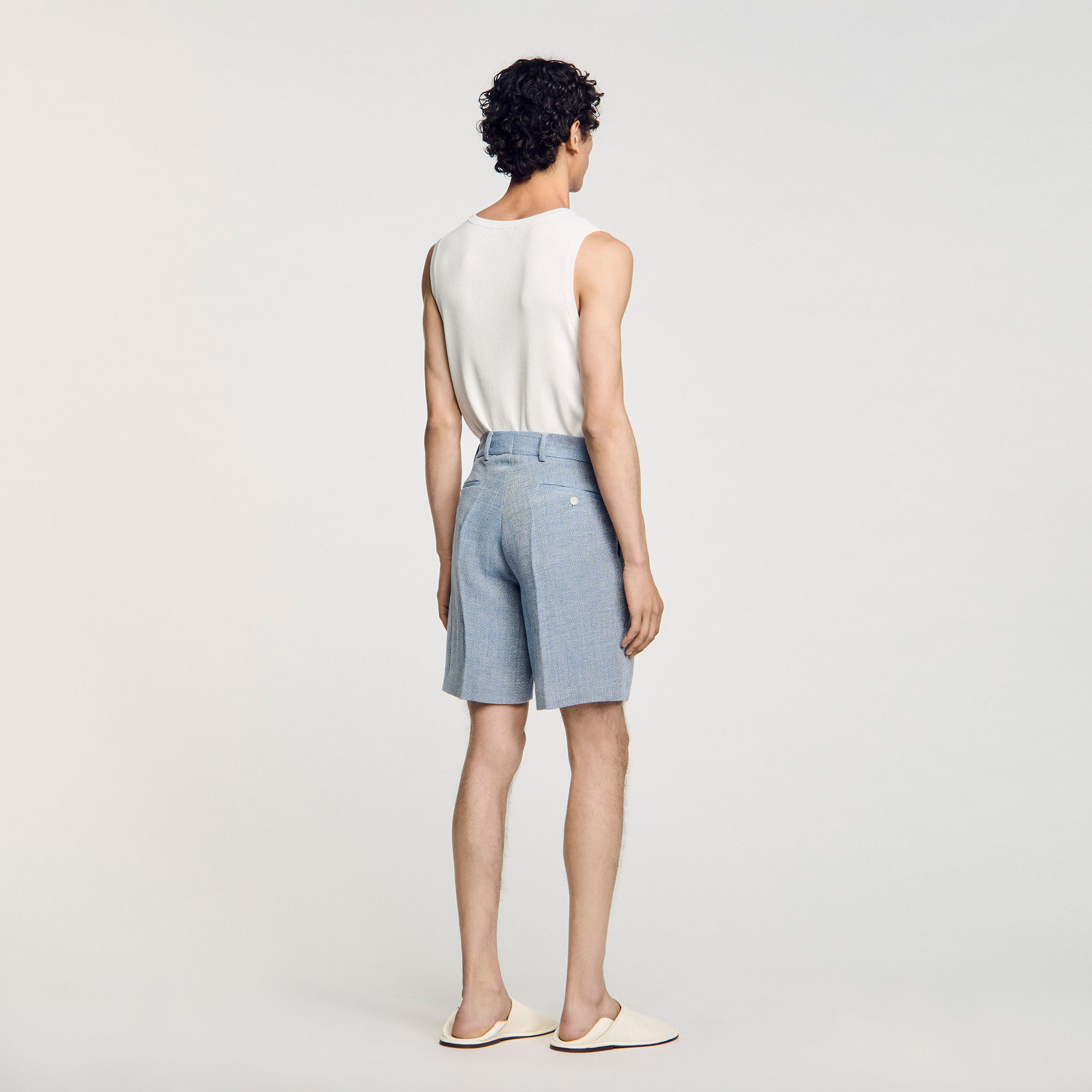 Short geplooid