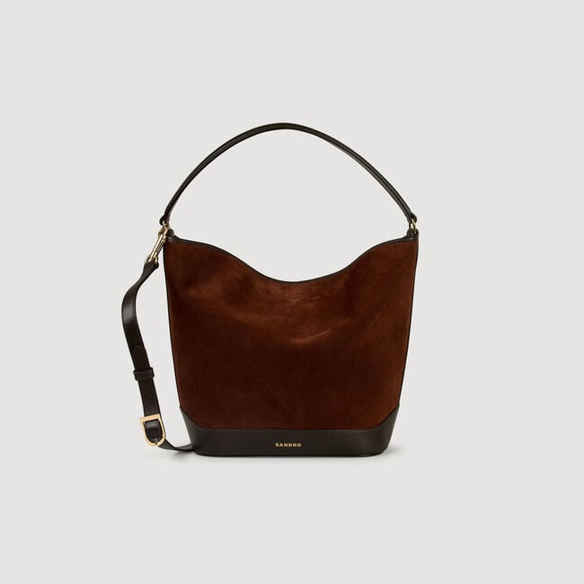 Tas bucket leer en suède TANGOSO