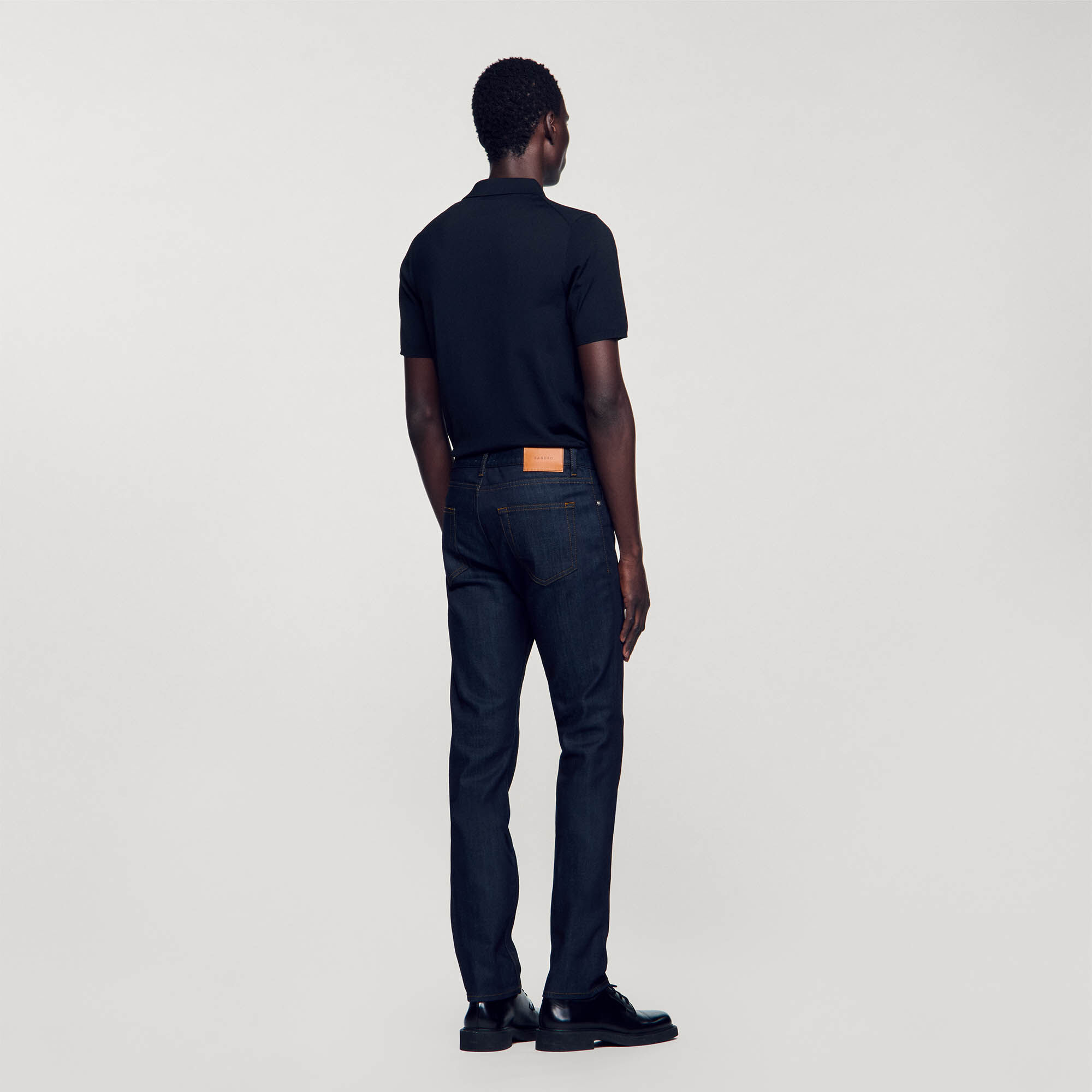 Strakke jeans met Waterless bleekproces