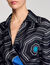 Overhemdblouse zijde Spirales print